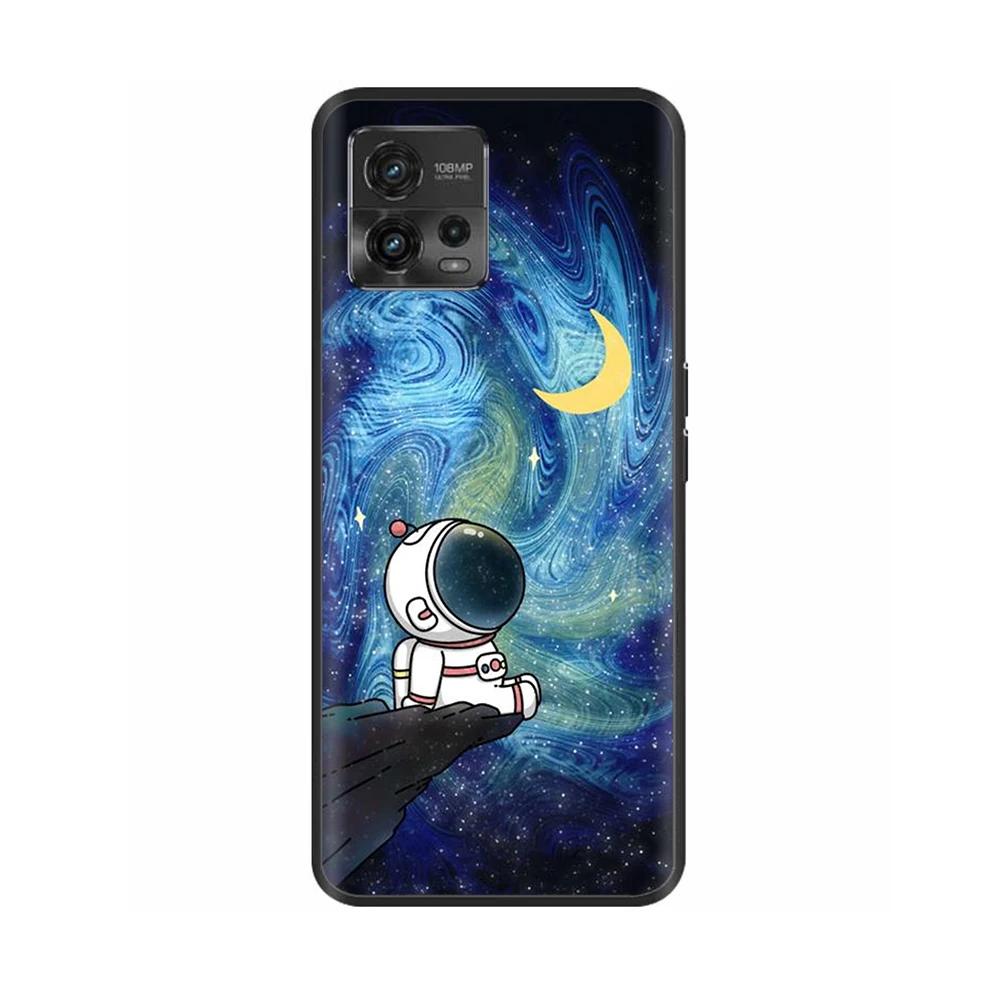 For Moto G72 Case Couple Panda Phone Back Cover For Motorola G72 Cover MotoG72 G 72 Protective Soft Liquid Silicone Funda Bumper