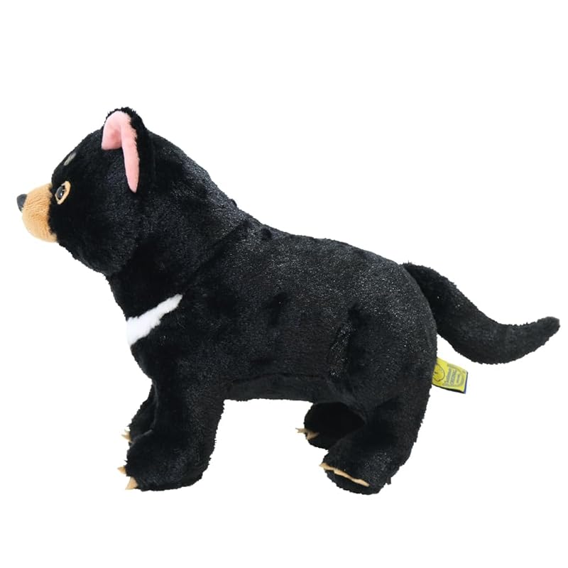 SunLemon Fluffies Medium Tasmanian Devil Plush Toy, 14 x 37 x 22 cm, Cute Rare Animal Series, P-1063