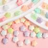 50-200Pcs Jewelry Making Heart Flower Star Macaron Matte DIY For Beads