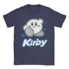 Mens TShirt Kirbys Blue Stars Hipster 100 Cotton Tees Short Sleeve  T Shirts Round Neck Clothing Printed