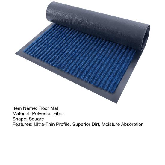 Коврик для пола с противоскользящим дизайном, ультратонкий профиль, придверный коврик, влагопоглощающий входной коврик, пескозащитный коврик для прихожей