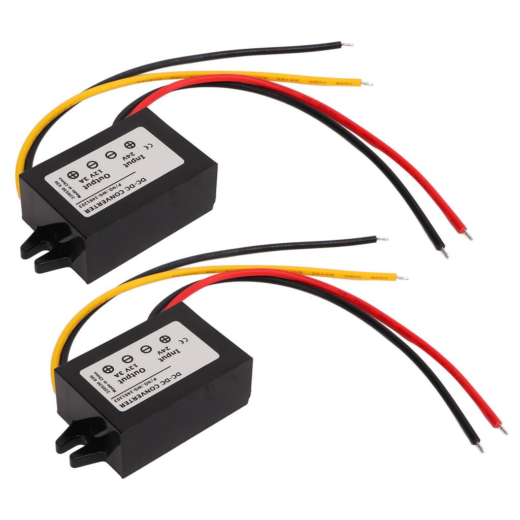 DC To DC Converter 18?40V To 12V 3A 36W IP68 Waterproof Universal Car Buck Regulator Module