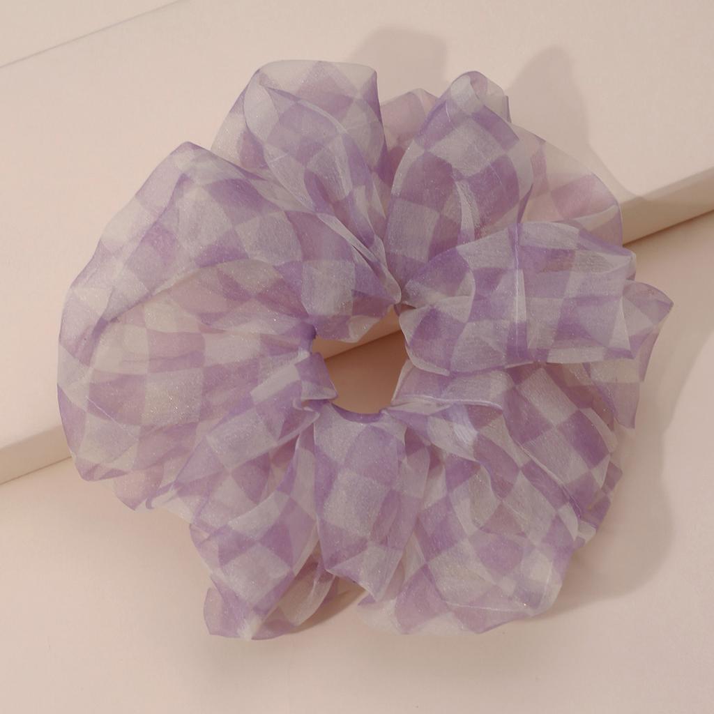 Lystrfac Stain Silk Oversize Scrunchies for Women Girls Solid Color Hair Rope Elastic Hair Band Hair Tie Hair Accessories