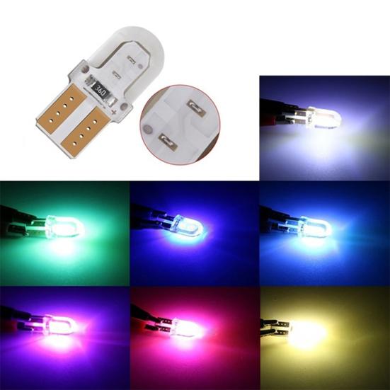4Pcs T10 W5W COB LED Canbus Super Bright Wedge Parking Light Car Lamps