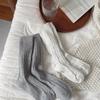 "Lazy Atmosphere" Retro Korean-Style Mid-Thigh Stockings, Wool Warmth, Thickened Stacked Socks, Mid-Tube