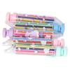 5 Pcs 8 Color Press Crayons Safe Bright Colors Simple Operation Refill Replaceable Colored Crayons for Children