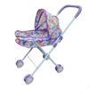 Doll Kids Play Toy Coordination Folding Educational Pram Push Cart for Party Holiday