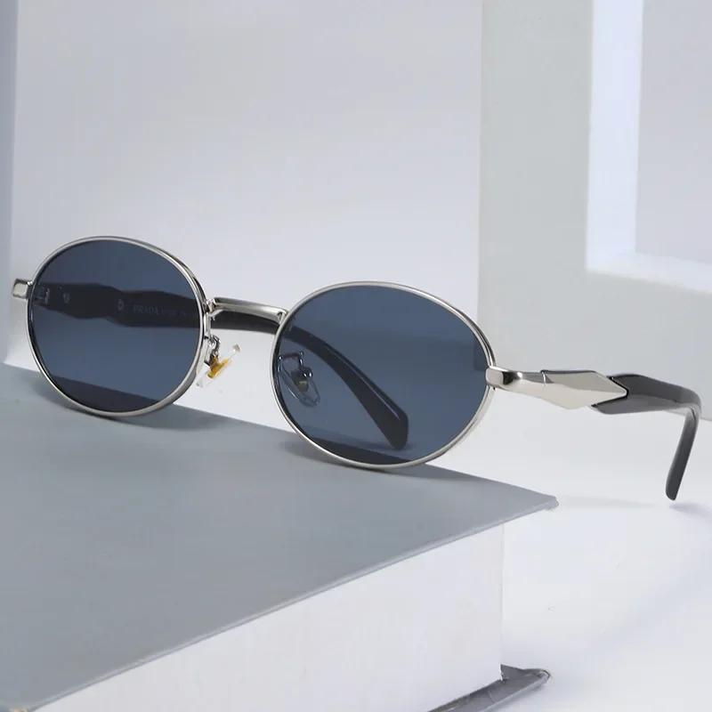 Женские продвинутые винтажные роскошные солнцезащитные очки Защита от УФ-лучей Уличная фотография на открытом воздухе Мужские очки-шейды UV400 Защита глаз