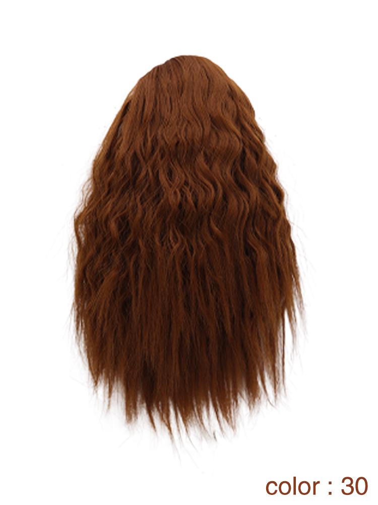 MISS WIG Synthetic Elastic Drawstring Loose Wave Curly Scrunchies Ponytail Extensions 12inch Ponytail Wig for Women