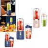 Usb Rechargeable Juicing Bottle With Blade Heads For Travel And Fitness Enthusiasts