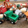 Japanese Mini Wooden Car Set: Educational Children's 1st & 2nd Gen Models