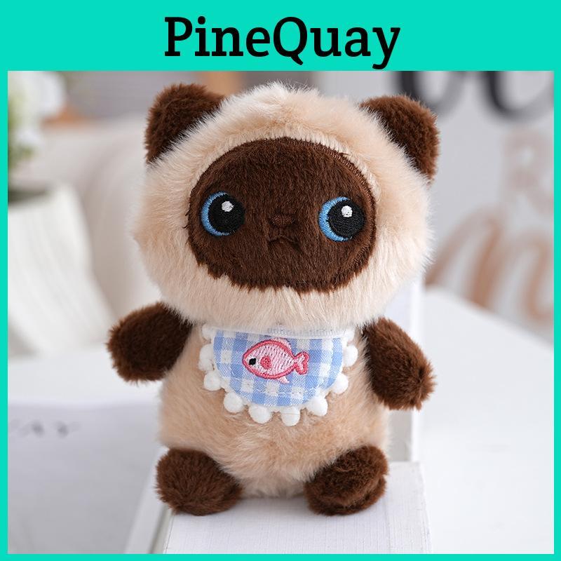 Plush Cat Keychain With Pp Cotton Filling For Kids And Adults