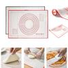 Silicone Baking Mat Kneading Pad Dough Mat Pizza Cake Dough Maker Kitchen Cooking Grill Non-Stick Tool Bakeware Pastry Scraper