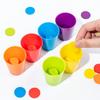 Color Classification Stacking Cup Stacking High Early Education Puzzle Color Quantity Logic Children's Interactive Game