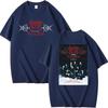 Stray Kids ЗАПОЛНЯЮТ Japan Tour Постер Футболка ЗАПОЛНЯЮТ с Шипастыми Крыльями Japan World Tour Постер Групповое Фото Токио Осака Даты Оверсайз K‑Pop Фан Футболка