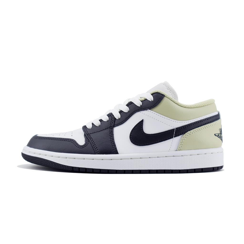 Jordan Air Jordan 1 Low top Vintage Basketball Shoes Unisex White Gray 553558-153(Team1253-)