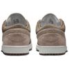 Кроссовки мужские Air Jordan 1 Low Оливково-серые Белые Бледно-слоновая кость 553558-046