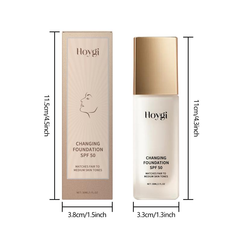 Protective Concealer Foundation Lightweight Matte Gentle Hydrating Brightening Soothing All Skin Types Oil Control Long Wear
