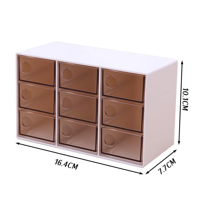 9 Meshes Multifunctional Makeup Organizer Transparent Makeup Jewelry Container Cosmetics Storage Container | Makeup Organizers