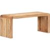 Bench - Acacia - 110x38x46 Cm - Solid Wood - Indoor - Easy Assembly