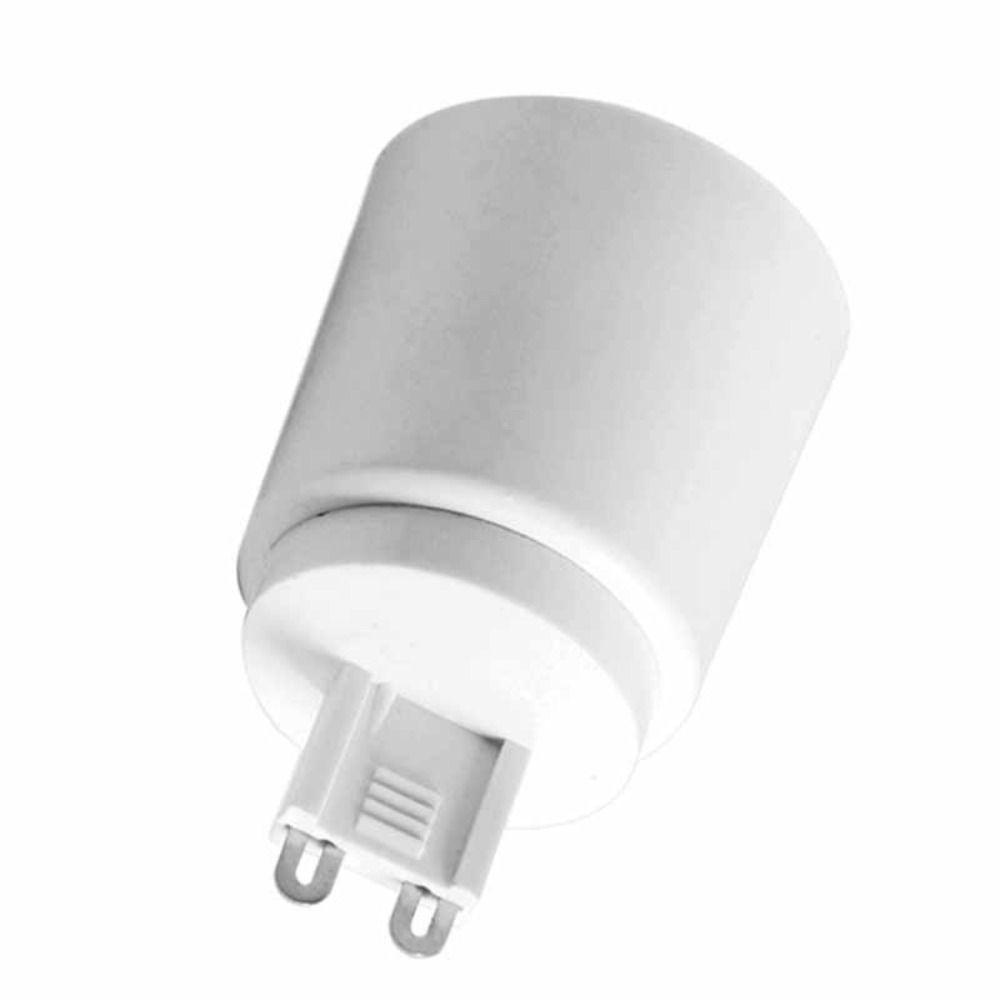 Metal Light Bulb Socket Adapter White Converter Durable Light Holder Home
