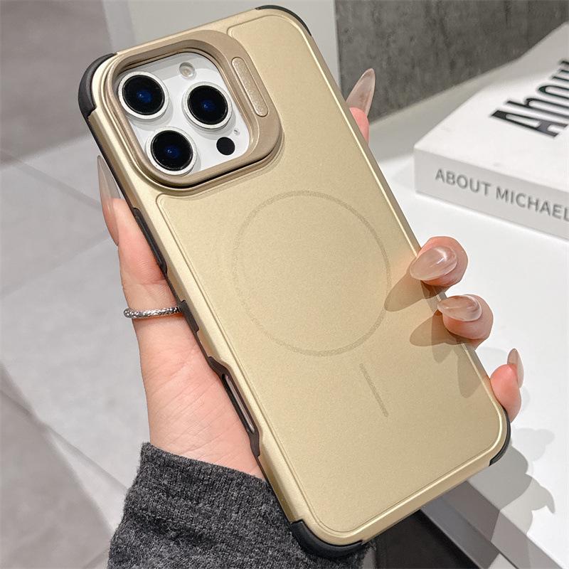 Магнитный держатель для линз чехол для iPhone 17 Pro Max, противоударный, совместим с Apple 17/16/15/14/13