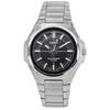 Standard Analog Stainless Steel Black Dial Solar Powered MTP-RS100D-1A Men's Watch