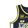 Мужская баскетбольная майка Li Ning CBA Series 24-25 сезона Guangdong Hongyuan Fan Edition с V-образным вырезом и цветным принтом AAYU515-1