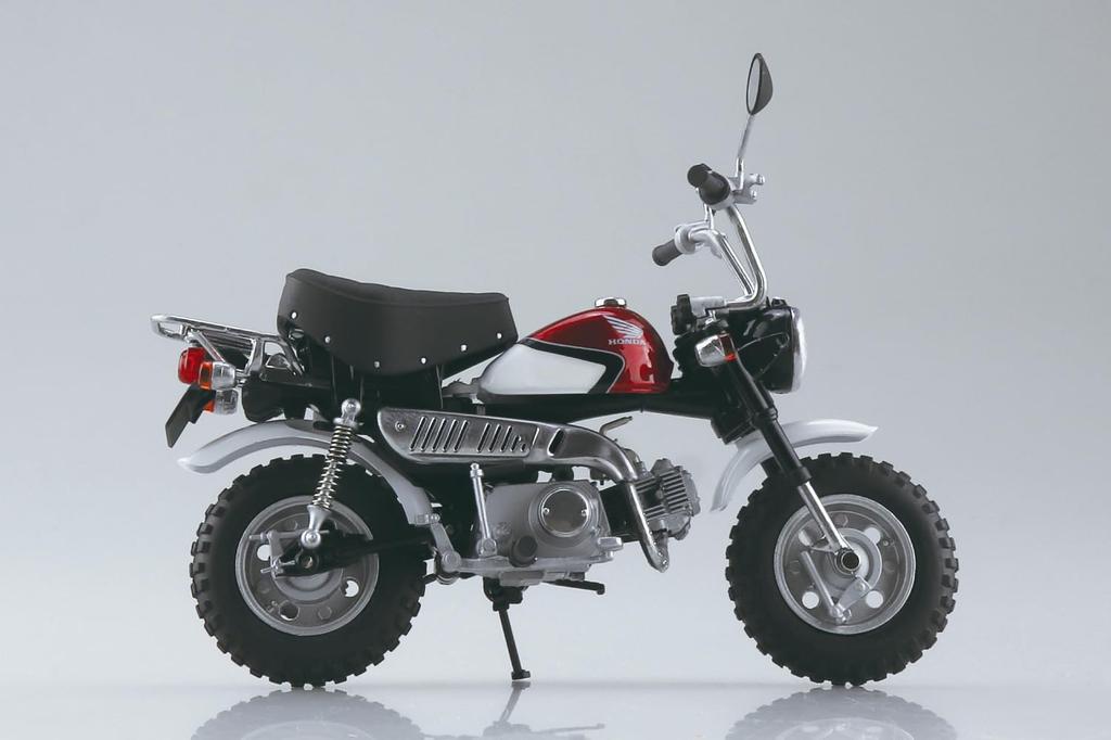 Готовый велосипед Aoshima Bunka Kyozaisha Skynet Honda Monkey Special Shasta White 1/12
