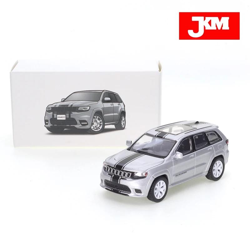 JKM 1/64Jeep Grand Cherokee Trackhawk Magotan PASSAT 2019 Mazda6 Alloy Automobile Die Casting Model Kids Xmas Gift Toys for Boys AKT1