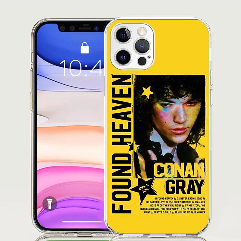 Чехол для телефона Conan Gray Found Heaven Для iPhone 17 Air 16 15 Plus 11 14 Pro Max 13 Mini 12 7 8 + SE Узорное Искусство Индивидуальная Обложка 1