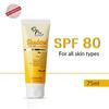 Fixderma Shadow Sunscreen SPF 80+ PA++++ Лосьон | Солнцезащитный крем широкого спектра действия для защиты от UVA и UVB | Нежирный и водостойкий - 75 мл