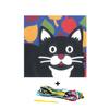 Canvas Kit for Children Seg De Paris Cat Pattern