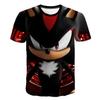 2025 MINISO The Summer New Style Sonic T-shirt Kids Clothing Boys Cartoon Game Sonic Boys Clothes Children T-shirt Clothes for Girls