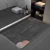 Diatom Mud Bathroom Floor Mat Modern Light Luxury Bathroom Door Water Absorption Non-slip Foot Mat Quick-drying Toilet Door Mat