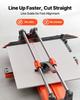1000 mm Manual Tile Cutter, Upgraded Sliding Head Cutting Tool with Spring-Loaded Base, Angle Fence, Tungsten Carbide Cutting Wheel, Alignment Guide,