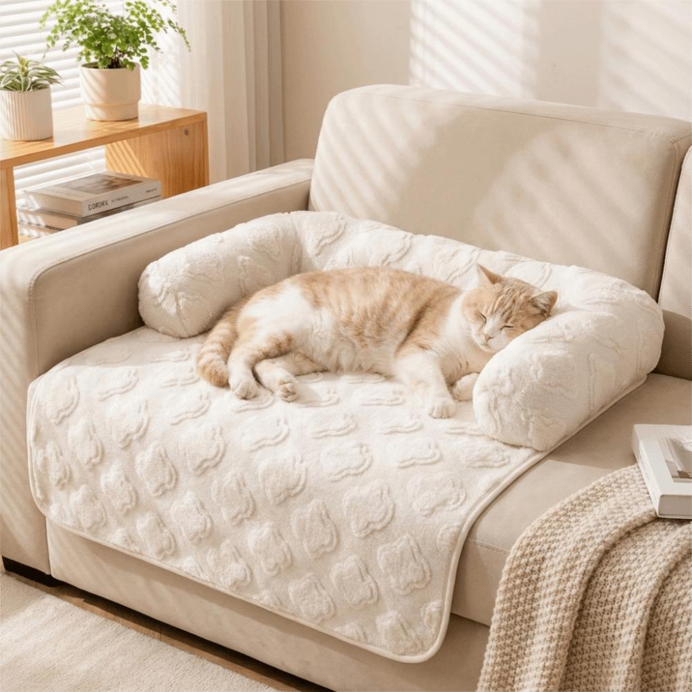 Thickened Pet Sofa Bed Self-heating Warm Pet Mattress Pet Sleep Pad Cat Bed Mat for Autumn Winter