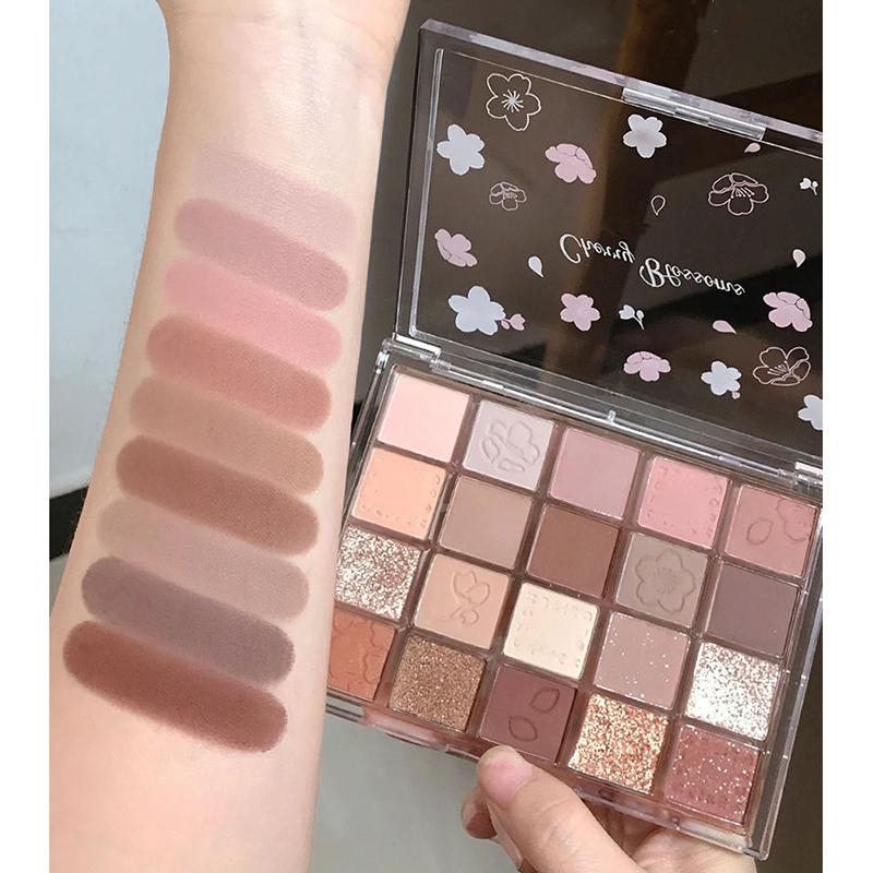 20 цветов, блестящая палитра теней для век, водостойкий макияж, крем-тени для век, блестящие пигменты для глаз, косметические инструменты