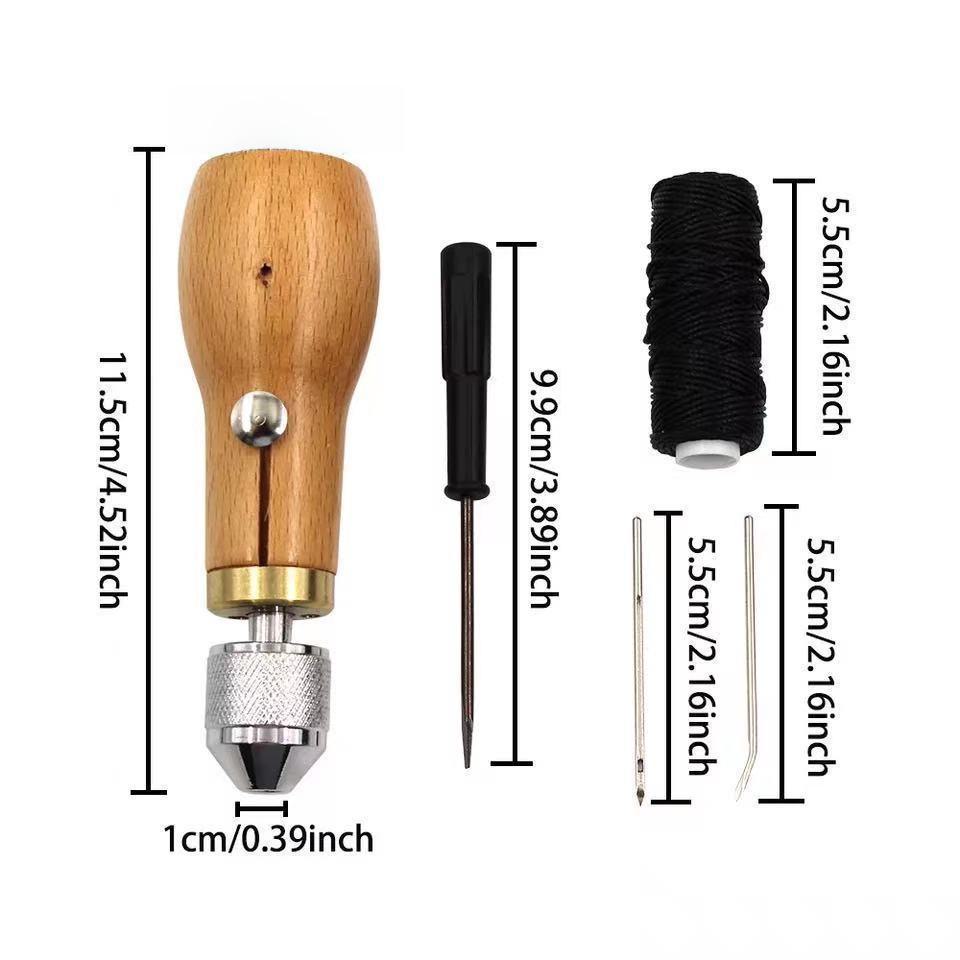 Leather Hand Sewing Machine Craft Tool for DIY Leather Art and Carving