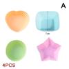 4 Pcs Silicone Lunch Box Dividers, Bento Bundle Lunch Box Dividers For Kids Lunch Accessories