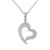 Necklace - LOVA LOLA VAN DER KEEN - Heart - 925 Sterling Silver - Zirconium Oxide - 42 Cm