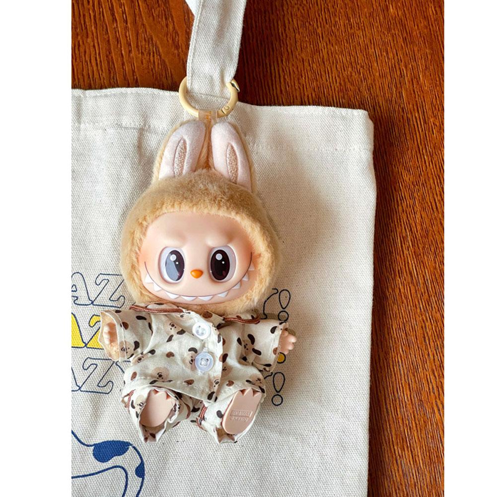 Большой и Маленький Пижамный Комплект Лабубу Весна Осень Модный Изысканный Брелок Кукольная Одежда Набор Куклы Украшения Аксессуары