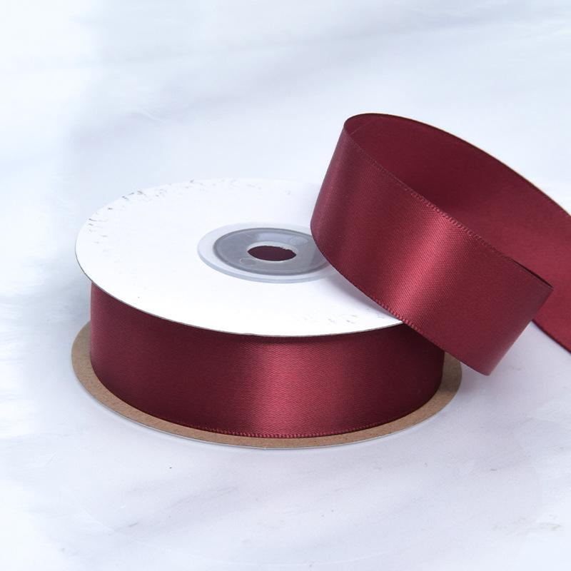 1cm Ribbon Material Polyester Ribbon Ribbon Handmade Braided Hair Ornaments Single-sided Double-sided Thin Ribbon Tie Hair Rope Flowers Ribbon