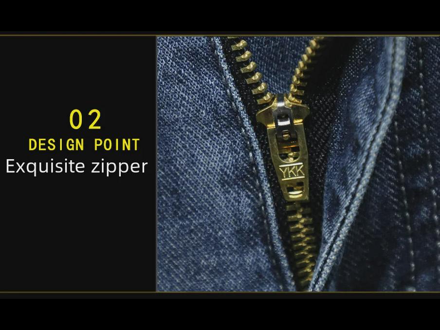 Мужские джинсы Slim Fit Stretch с вышивкой 2024 года, весна-лето — высококачественные универсальные прямые брюки Small