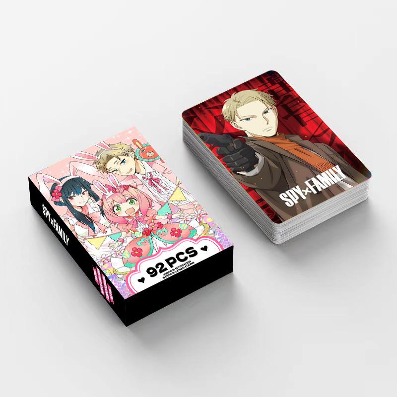 Anime Spy X Family Lomo Card Postcard Anya Forger Double-sided Printing Picture Collection Card