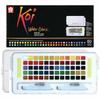 Watercolors - SAKURA - Koi Sketch Box - 60 Colors - Water Brushes - Mixing Palette