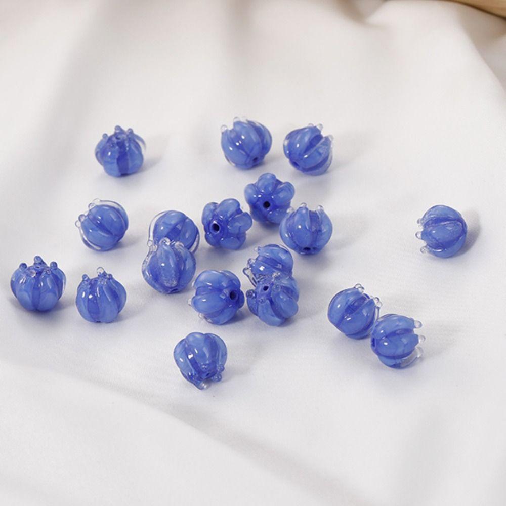 Стеклянные бусины ручной работы в форме колокольчика орхидеи бусины Liuli старинный стиль бусины Lampwork бусины в форме цветочного бутона
