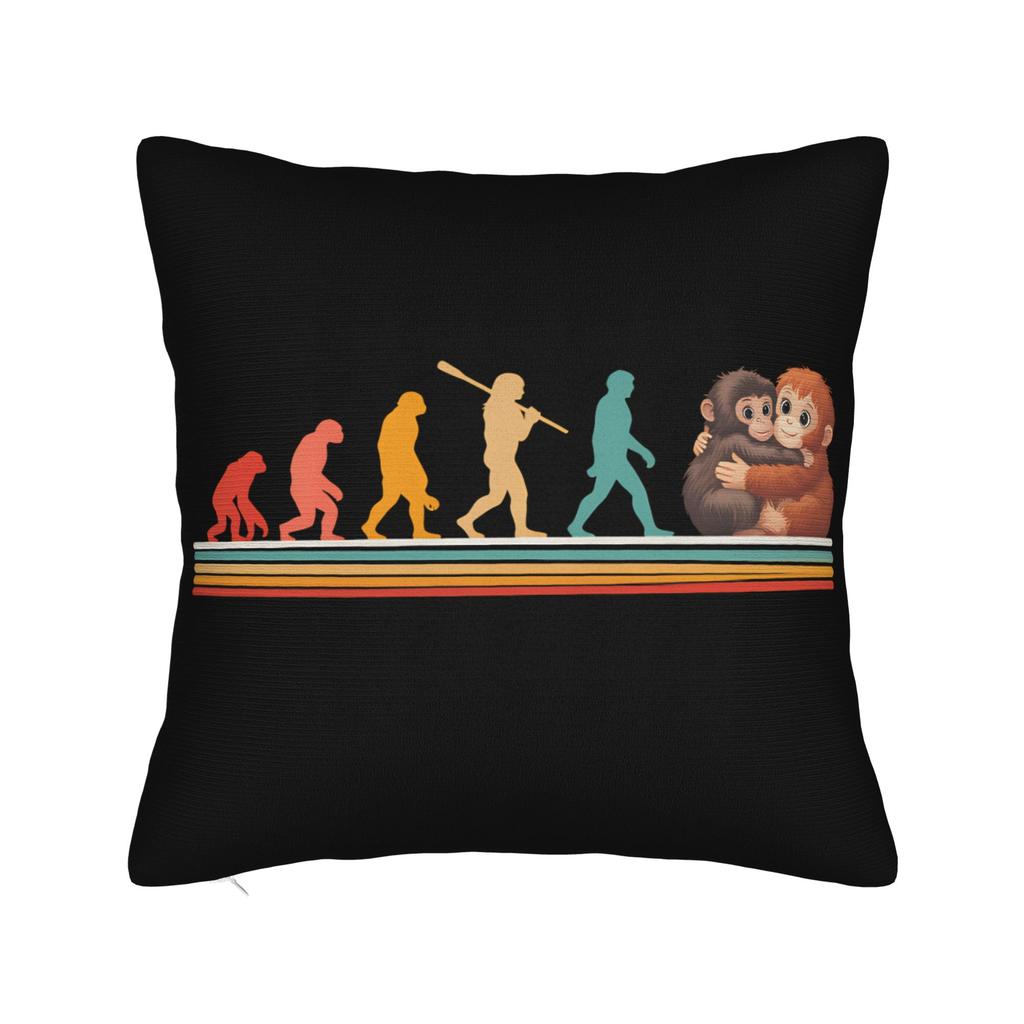 Punch Monkey Pillow Case Cute Funny Pillow Cover Soft Pillowcases For Sofa Bedroom Home Decor