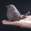 Ручная работа Lucky Teapet Birds для украшения дома и сада, украшения стола, фиолетовые песчаные статуи, декор