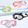 Swimming Goggles with Earbuds Set Adjustable Design Water-Resistant Clear View Anti-Fog Swim Glasses for Kids